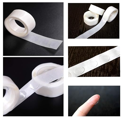 COLOGO 5000 PCS Glue Point Clear Balloon Glue Removable Adhesive Dots, 50 Rolls - Image 7