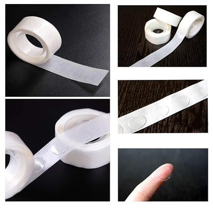 COLOGO 5000 PCS Glue Point Clear Balloon Glue Removable Adhesive Dots, 50 Rolls - Image 7