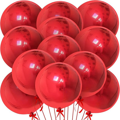 KatchOn, Huge Metallic Red Foil Balloons by KatchOn