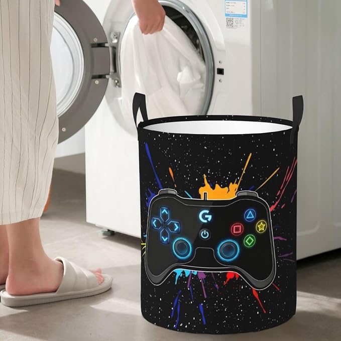 Game Joystick Laundry Hamper Bag - Image 6