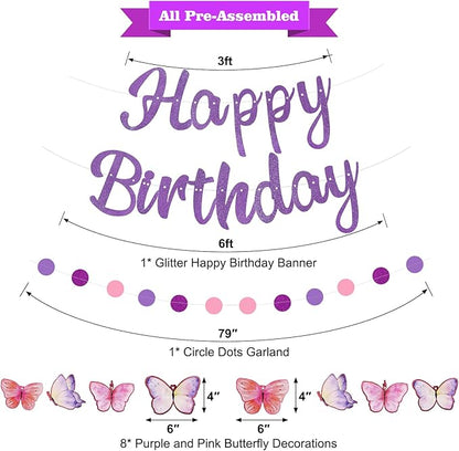 Pre-Strung Happy Birthday Banner, NO DIY Party Decorations | Birthday Party - Image 2
