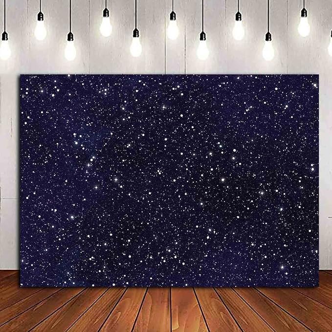 7x5FT Soft Fabric/Polyester Night Sky Star Universe Space Starry Photography - Image 2