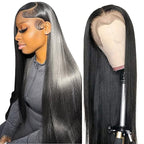 13x6 Straight Lace Front Wigs Human Hair 200 Density HD Transparent Lace Frontal Human Hair Wigs for Women Glueless Wigs Human Hair Pre Plucked 20 Inch