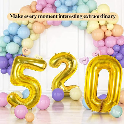 Number 51 Balloons for 51st Birthday Party Decorations, 0-100 Large No.51 - Image 6
