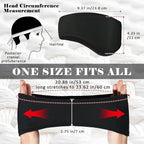 beister Ear Warmers for Women and Men, Fleece Winter Running Headbands with Ear Muffs, Windproof Thermal for Outdoor Sports