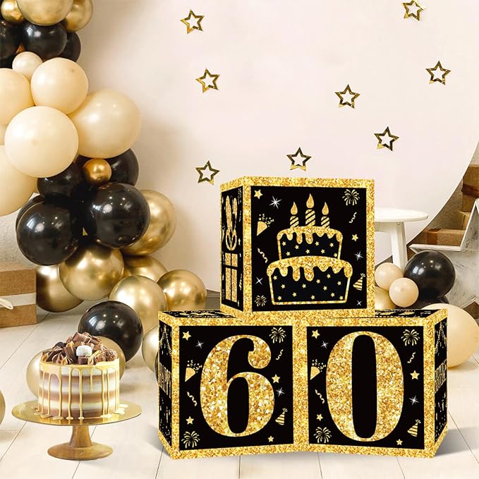 DataMoon 60th Birthday Decorations Boxes - Image 2