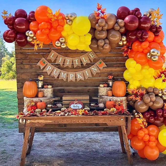 Fall Balloon Arch Kit, Fall Birthday Party Decorations - Image 4