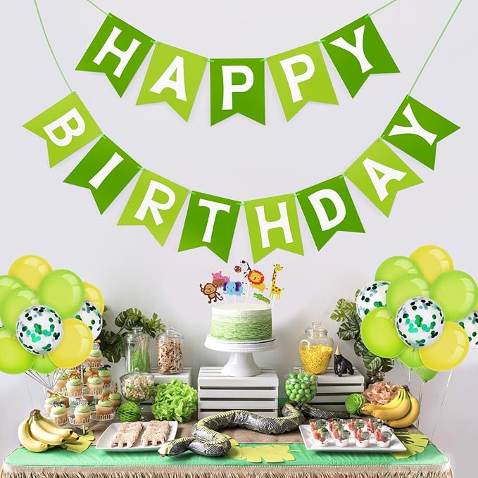 Happy Birthday Banner Birthday Party Banner NO DIY Happy Birthday Sign | - Image 4