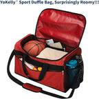 Gym Bag 20 inch Sport Duffle Bag for Men - 40L Weekender Duffel Bag for Travel - Red