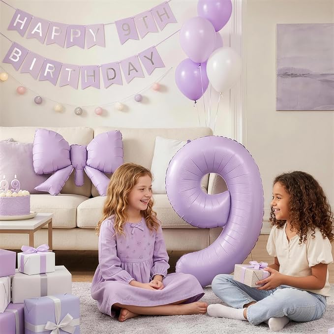 40 Inch Light Purple Number 7 - Image 7