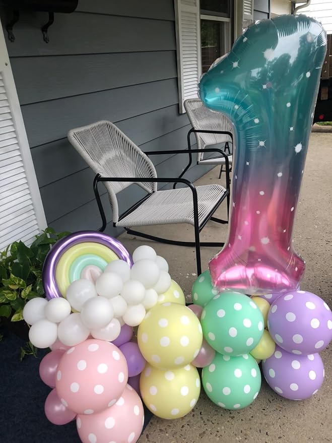 Number Balloons 40 Inch Silver 9 Balloon - Image 3