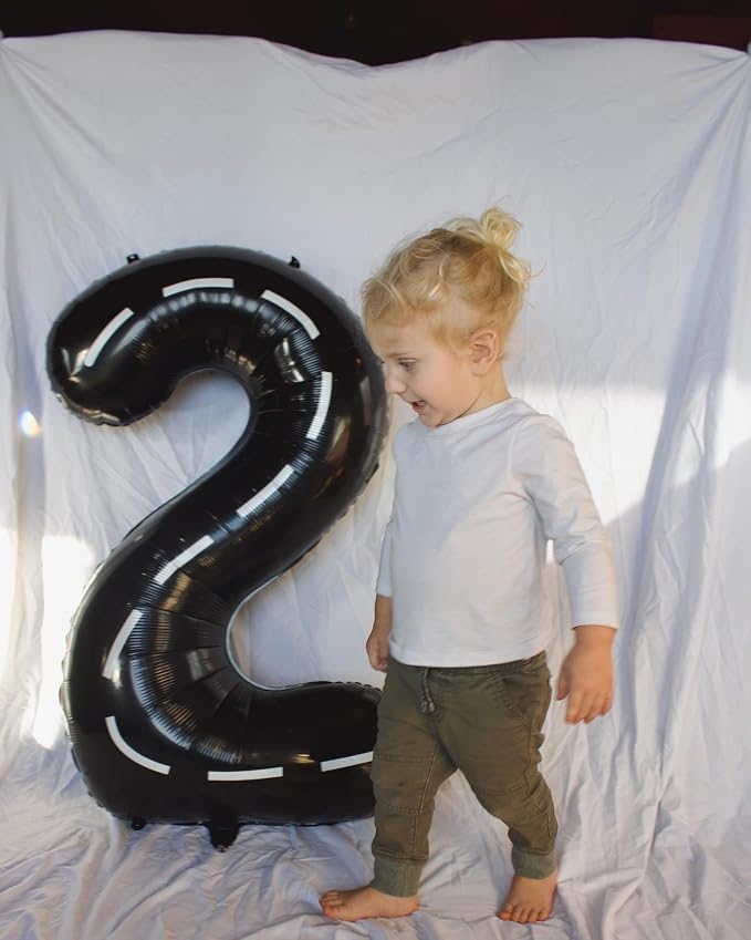 Race Car Number 2 Balloon 40 Inch - Image 2