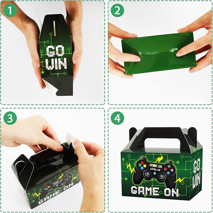 24 Pack Video Game Party Boxes Gamer Party Favor Candy Treat Bags Gaming - Image 5