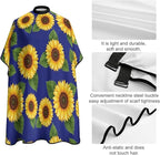 Professional Anti Static Hair Cutting Cape with Elastic Buckle, Waterproof Salon Cape for Coloring/Perming/Styling