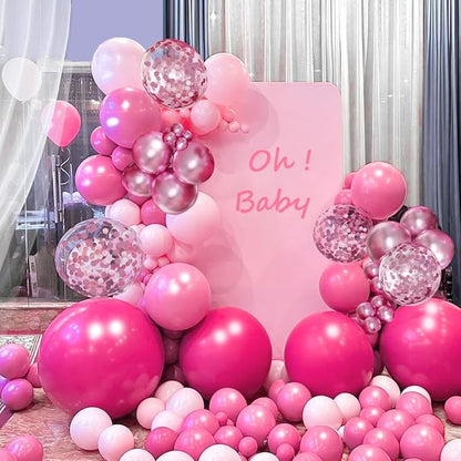 MEBAY Pink Balloon Arch Kit - Image 6
