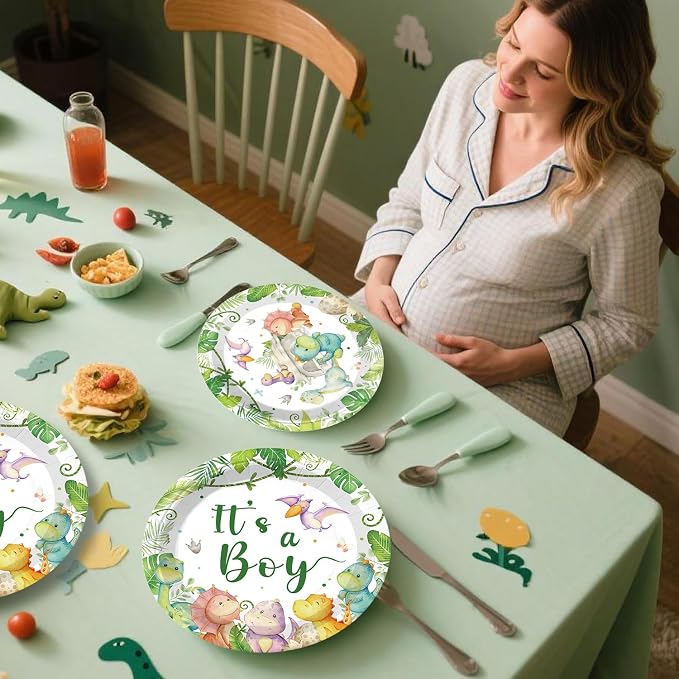 Cocomigo Dinosaur Baby Shower Decorations, All-in-One Set - Image 3