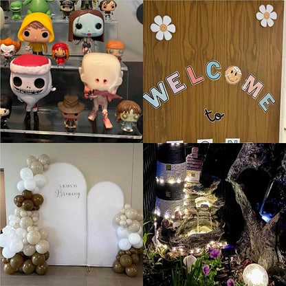Clear Glue Dots Removable Sticky Tack, Waterproof Poster Putty Double Sided Dots - Image 4