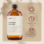 VINEVIDA Copaiba Balsam Essential Oil 16 oz - Undiluted Oil for Candlemaking & Soap Making - DIY Candle Scents