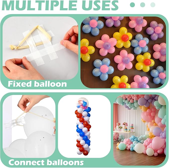 10 Pack Large Balloon Arch Clips Plastic Transparent Backdrop Spring Clamps 3.5 - Image 6