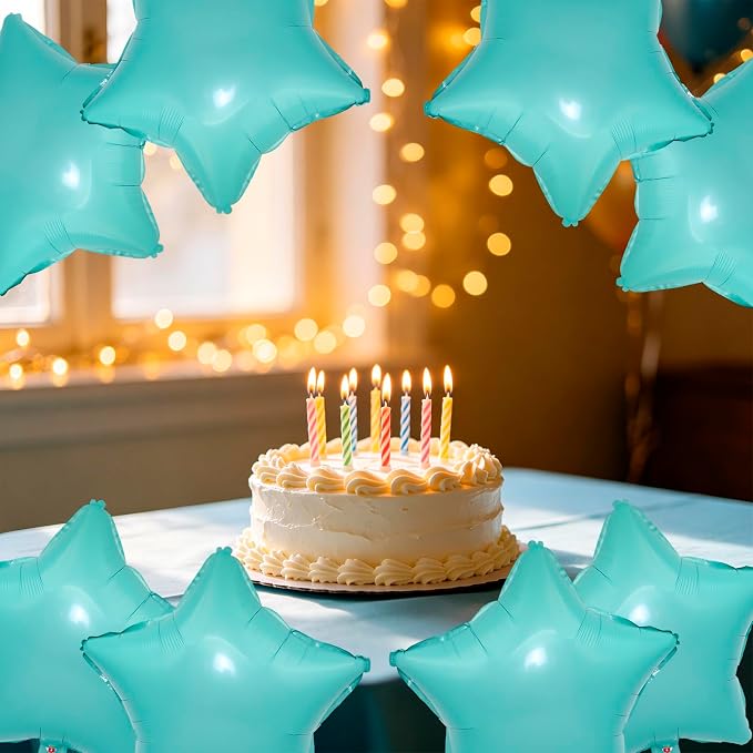 MEETINGU 10PCS 18" Star Balloons Foil Balloons Foil Membrane Balloons Party & - Image 5