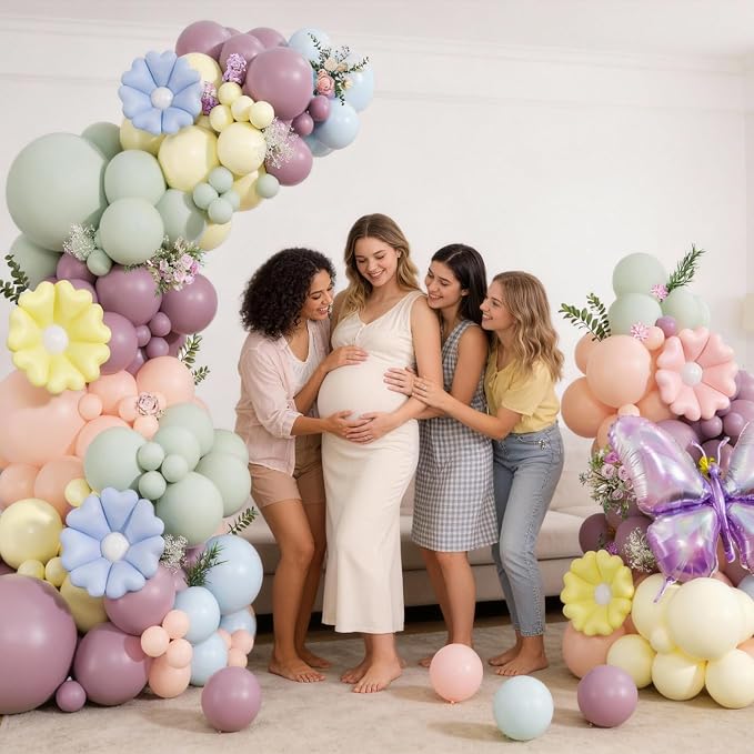 143pcs Wildflower Balloon Arch Kit - Image 5