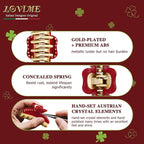 2026 Premium Durable Hair Claw Clip for Women, Original Italian Designed Strong Grip Hair Clips for Normal Fine Thin Hair, No Slip Jaw Clips with Gift Box for Christmas Birthday Girls, 3 Inch Red