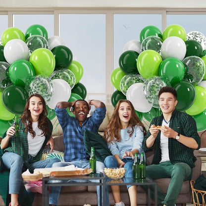 60Pcs Green Balloons 12inch - Image 6