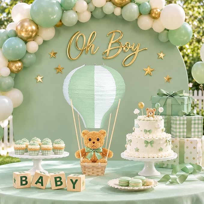 6 Sets Hot Air Balloon Decorations Table Centerpieces - Image 5