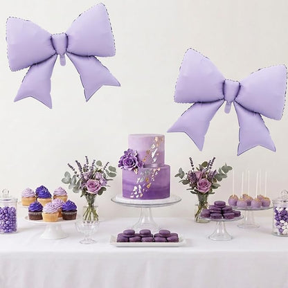 38 Inches Bow Balloon Purple - Image 5
