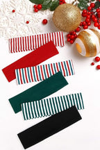 TERSE Headbands for Women Short Hair Striped Headbands Non Slip Elastic Sweat Hairbands Soft Fabric Hairbands Workout Yoga Running Sport Hair Accessories