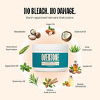 oVertone Semi Permanent Hair Color Conditioner, Midnight Teal, 8 oz, Nourishing, Damage-Free, Color Depositing Mask for All Hair Types with Shea Butter & Coconut Oil, Vegan & Cruelty-Free