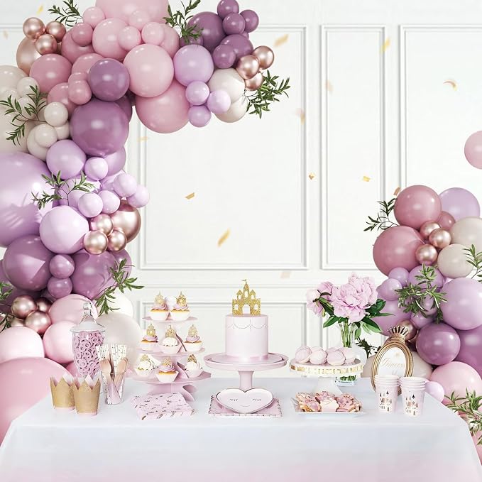 Dusty Purple Balloon Arch Kit for Baby Shower Bridal Shower Decorations | - Image 2