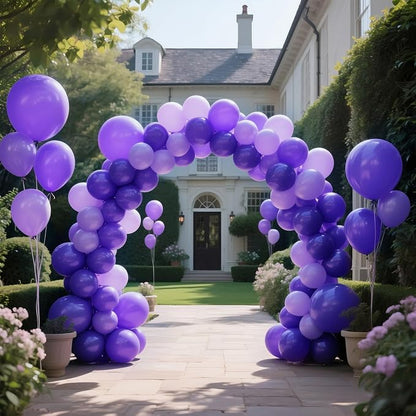 Purple Latex Party Balloons, 110 Pack 12 inch Round Helium Balloons - Image 8