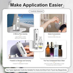 Scalp Applicator Comb,2Pcs Minoxidil Applicator Comb Set,Minoxidil Serum Liquid Massager To Promote Hair Growth,Roller Ball Scalp Massage Comb（White）
