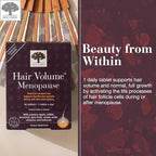 New Nordic Hair Volume Menopause, Supports Healthy Hair Growth During & After Menopause, Nourishes Mature Hair for Post-Menopausal Women, 30 Tablets