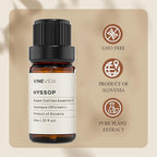VINEVIDA Hyssop Essential Oil - Undiluted, 10 mL - DIY Candle Scents, Safe for Soap Making