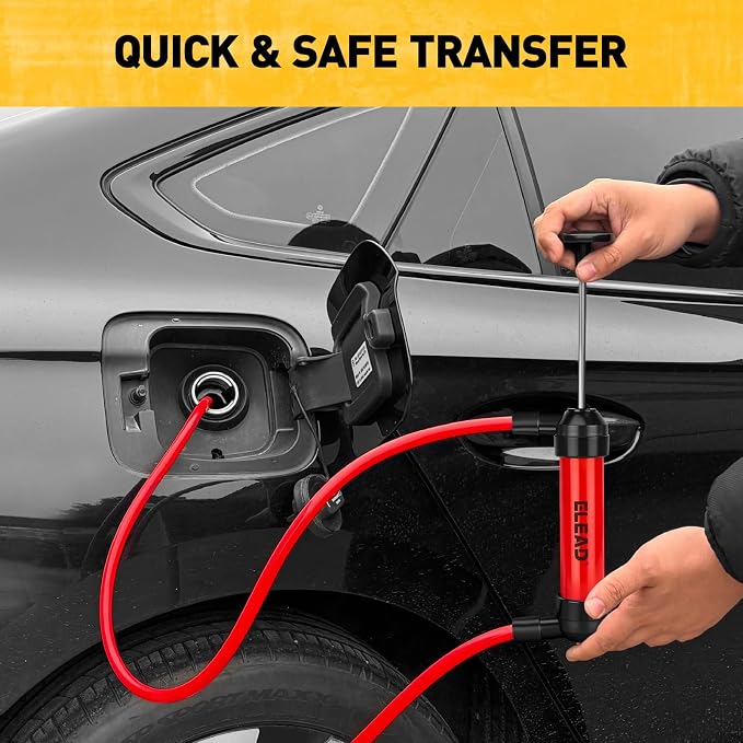 Fluid Transfer Siphon Pump for Gasoline, Fuel Oil Siphon Pumps, Balloon Adapter - Image 7