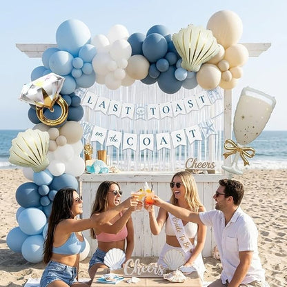Last Toast on the Coast Decorations Kit, Beach Bachelorette Party Decorations - Image 5