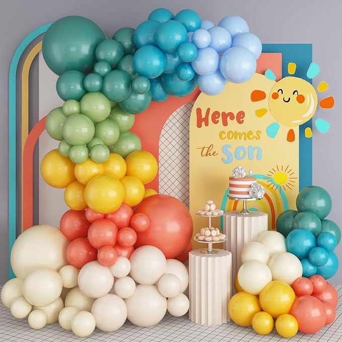 Retro Boho Balloon Arch Garland Kit by TAOYE