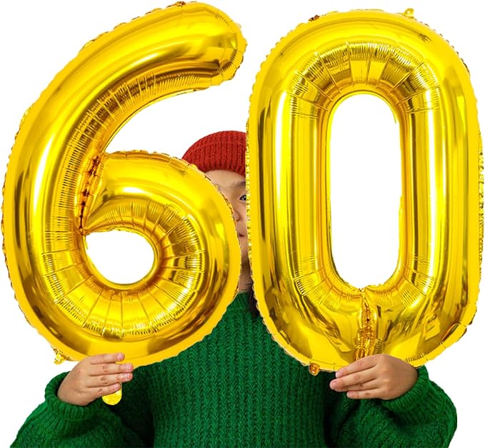 SINBEE Gold 40inch Number Balloon - Image 4