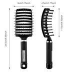 Hair Brush, Professional Curved Vented Brush for Faster Blow Drying for Women, Men, Paddle Detangling Brush for Wet Dry Curly Thick Straight Hair
