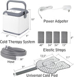 Cold Therapy System, Programable Ice Therapy Machine, Post-Surgery Continuous Cryotherapy Cold Pack, Universal Pad for Knee, Ankle, Cervical, Back and Leg