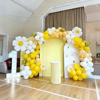 Lukiituke Yellow Balloons, Honeybee Sunflower Theme Decorations - Image 8