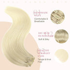 GOO GOO Clip in Hair Extensions Real Human Hair, Remy Human Hair Extensions Clip ins for Women, Natural Human Hair, 20 Inch 160g 7Pcs, 17/22/60 Balayage Ash Blonde to Golden Blonde and Platinum Blonde