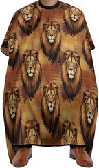 Extra Long Hair Cutting Salon Cape, Haircut Apron Lions Animal King Hair Cutting Cloak for Hair Dye