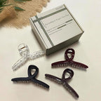 5 Inch Extra Large Claw Clips, 13 cm No Slip Jumbo No Slip XL Hair Clips for Thick Long Curly Hair, Big Hair Claw Clips, 4 Pack
