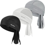 Bandanas Skull Caps for Men, Women Skull Cap Helmet Liner Cycling Hat Durags Motorcycle Bandana Sweat Wicking Do Rag