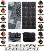 Headband Neck Gaiter Head Wrap Headwear Face Mask Magic Scarf Bandana for Men and Women