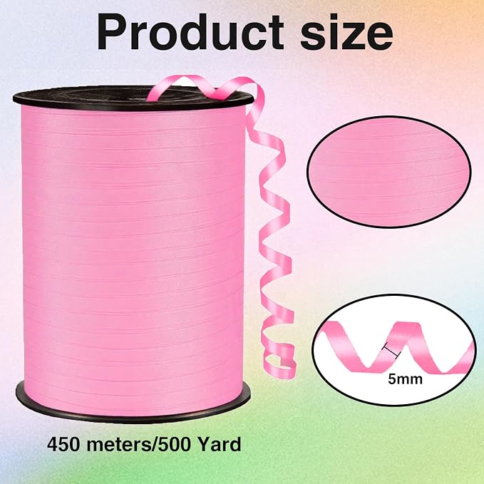 Crimped Curling Ribbon，500 Yard，1/5" - Image 2