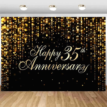 Happy 35th Anniversary Backdrop - Image 5